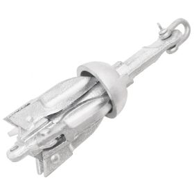 Folding Anchor Silver 1.5 lb Hot Dip Galvanized Cast Iron