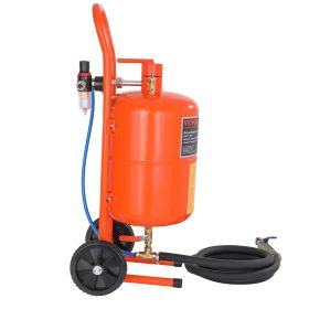 VEVOR 5 Gallon Sand Blaster, 60-110 PSI High Pressure Sandblaster, Portable Abrasive Blasting Tank